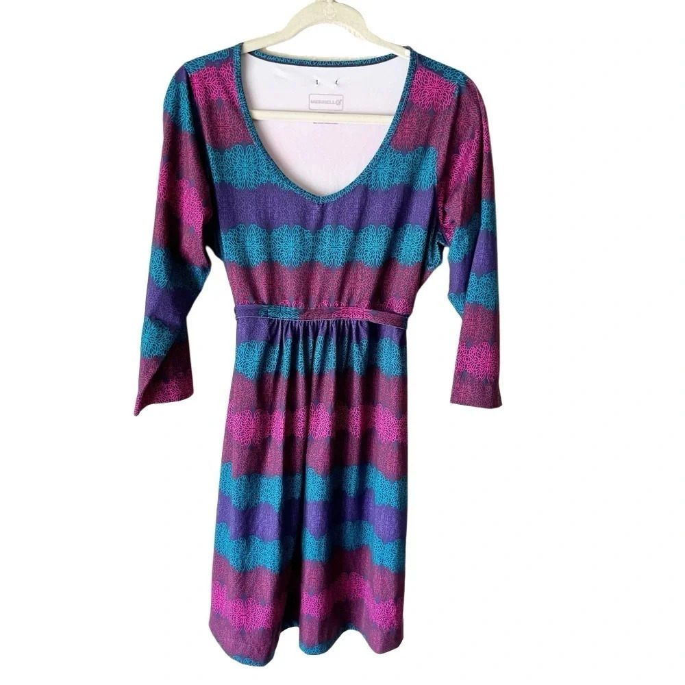 Merrell‎ Dress Women's Large, Lorimer Fig Prism NWT Granola Girl Outdoor Casual - Picture 2 of 8